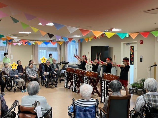 ニチイメゾン瀬田二番館20251025太鼓鑑賞3