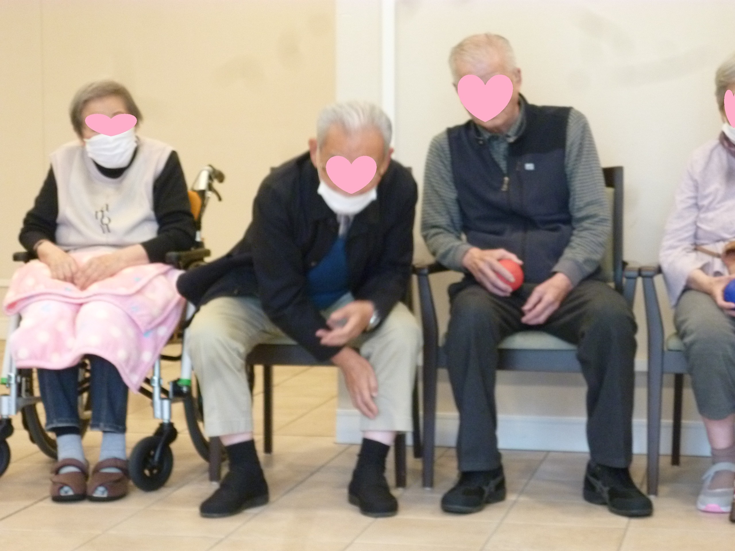 ボッチャで交流会-1　ニチイホーム東船橋