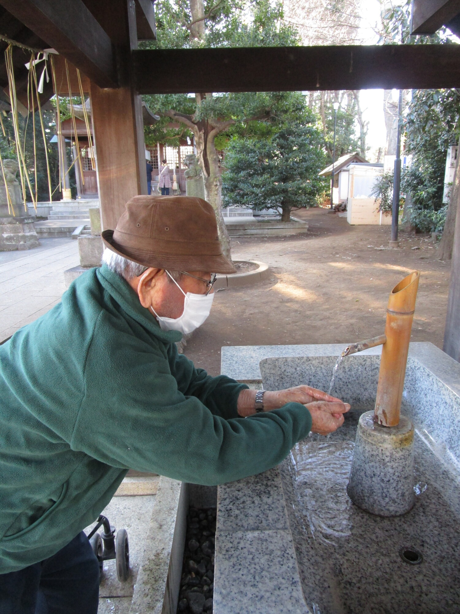 初詣-1　ニチイホーム成城
