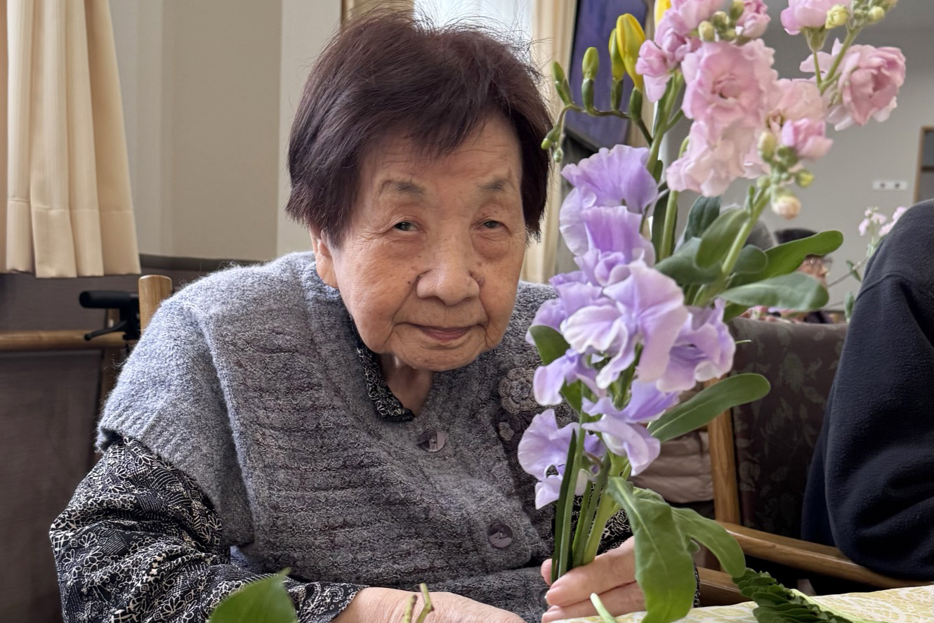 フラワーアレンジ-1 ニチイメゾン岐阜六条